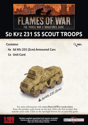 Sd Kfz 231 SS Scout Troops (LW)