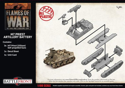 M7 Priest Artillery Battery
