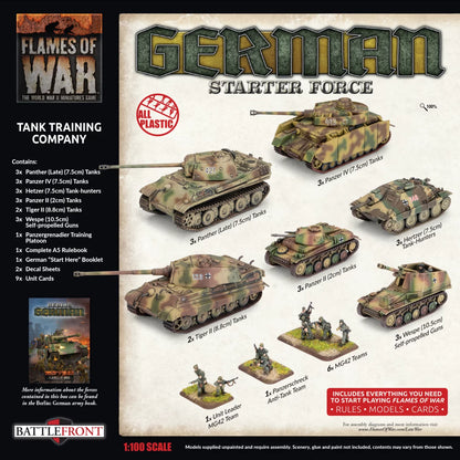 German Starter Force: Tank Training Company